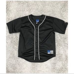 black adidas baseball jersey